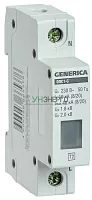 Ограничитель перенапряжения ОПС1-C 1Р 10/40кА 230В GENERICA MOP20-1-C-G