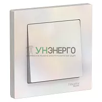 Выключатель 1-кл. СП AtlasDesign 10А IP20 (сх. 1) 10AX в сборе жемчуж. SE ATN000412