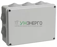 Коробка распаячная ОП 190х140х70 IP44 КМ41243 RAL7035 IEK UKO11-190-140-070-K41-44