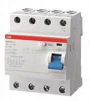Выключатель дифференциального тока (УЗО) 2п 16А 300мА тип B F202 B-16/0.3 2мод. ABB 2CSF202592R3160