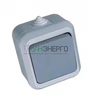 Выключатель 1-кл. ОП 10А IP44 п/герм. сер. Makel 18100