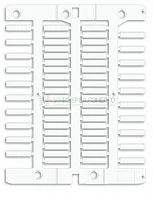 Маркировка для провода жесткая для трубочек 4х18мм бел. DKC NUT18