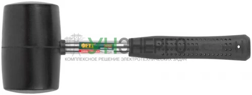 Киянка 65мм 680г метал. ручка резинов. FIT 45465 фото 3