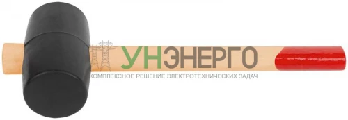 Киянка 50мм 300г деревянная ручка резиновая КУРС 45350 фото 5