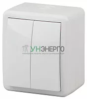 Выключатель 2-кл. ОП Эра Эксперт 10А IP54 11-1404-01 250В 10AX бел. Эра Б0020675 Выключатель 2-кл. ОП Эра Эксперт 10А IP54 11-1404-01 250В 10AX бел. Эра Б0020675