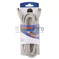 Шнур штекер USB-А - штекер USB-B 3м блист. Rexant 06-3151