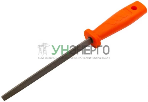 Напильник пластиковая ручка трехгранный 150мм FIT 42615 фото 2