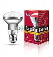 Лампа накаливания MIC R63 40Вт E27 Camelion 8979 Лампа накаливания MIC R63 40Вт E27 Camelion 8979