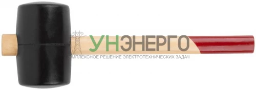Киянка 65мм 600г деревянная ручка резиновая КУРС 45365