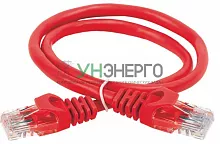 Патч-корд кат.6 UTP PVC 5м красн. ITK PC04-C6U-5M