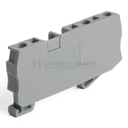 LD561-1-40 Торцевая заглушка для ЗНИ LD553 4 мм²  (JXB 4), серый STEKKER 39986 фото 4