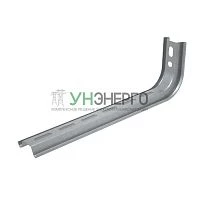 Консоль L-образная KSL300 INOX304 осн.300 сталь 2мм КМ LO13498