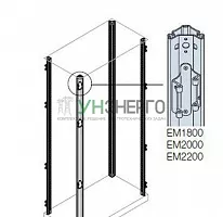 Стойка каркаса шкафа с петлями H=2200 (уп.4шт) ABB EM2200