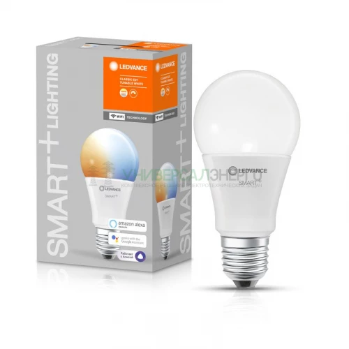 Лампа светодиодная SMART+ WiFi Classic Tunable White 75 9.5Вт/2700-6500К E27 LEDVANCE 4058075485433