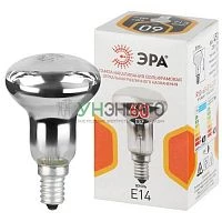 Лампа накаливания R50 60Вт рефлектор E14/E14 230В Эра Б0066507 Лампа накаливания R50 60Вт рефлектор E14/E14 230В Эра Б0066507