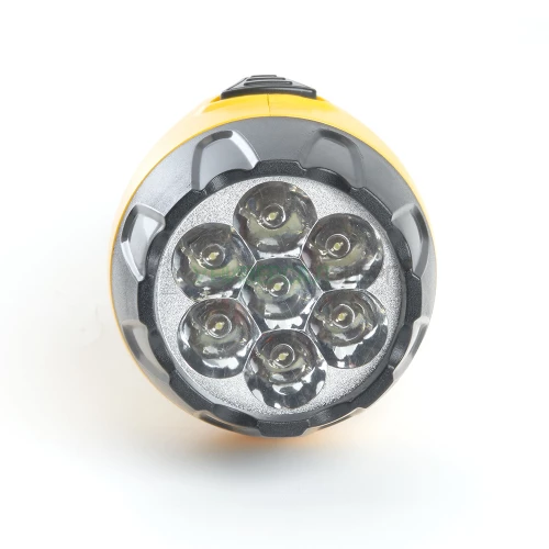 Фонарь аккумуляторный, 7 LED DC (свинцово-кислотная батарея), желтый, TH2294 (TH93B) 12652 фото 2