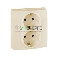 Розетка Inspiria 16А 250В 2х2P+E защ. шторки безвинт. зажимы сл. кость IEK 673756 Розетка Inspiria 16А 250В 2х2P+E защ. шторки безвинт. зажимы сл. кость IEK 673756