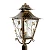 Светильник садово-парковый Feron PL636 столб 60W 230V E27, черное золото 11645