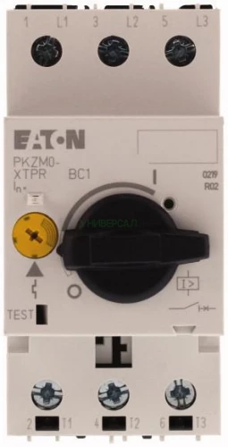 Выключатель автоматический для защиты двигателя 3п 10А 150кА PKZM0-10-T EATON 088916 фото 2