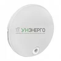 Светильник светодиодный ЖКХ ДПО-2100 12Вт 4000К IP65 круг с инфракрасным датчиком движения LUMA EKF BKL-2100DI-R-12-4000