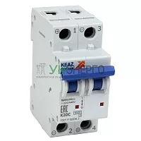 Выключатель автоматический модульный 2п K 20А OptiDin BM63-2K20-DC-УХЛ3 КЭАЗ 261251