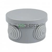 Коробка распаячная КМР-040-039 наружная с крышкой 85х40 АБС 4 мембранных ввода IP54 EKF plc-kmr-040-039