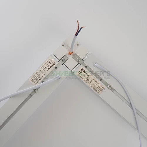 Светильник светодиодный линейный Feron AL4020 IP20 12W 4000К, рассеиватель матовый в алюминиевом корпусе, белый 590*50*55мм 48212 фото 4