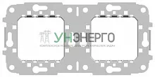 Суппорт 2-м Zenit без монтажн. лапок сталь ABB 2CLA227290N1001