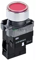 Кнопка LA167-BWF3472 d22мм RC 1р с подсветкой красн. IEK BBT20-BWF3472-2-12-67-K04 Кнопка LA167-BWF3472 d22мм RC 1р с подсветкой красн. IEK BBT20-BWF3472-2-12-67-K04