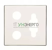 Накладка для механизма VGA+2RCA SKY бел. ABB 2CLA855560A1101