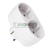 Разветвитель с заземл. 16А AD-2G 3.5кВт JazzWay 5004641