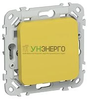 Выключатель 1-кл. СП FLITE ВС11-1-0-ФлЖК 10А механизм желт. карри IEK FI-V10-0-10-1-K44