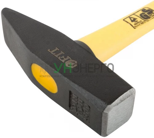 Молоток кованый 600г фибергласовая ручка FIT 44286 фото 4