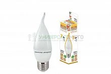 Лампа светодиодная WFС37-7 Вт-230 В -4000 К–E27 (свеча на ветру) Народная