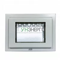 Рамка 3мод. Zenit ITA монтажная + набор монтаж. IP55 FM бел. ABB 2CLA337300N1101