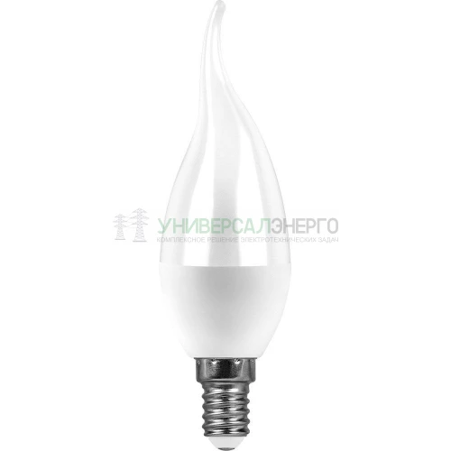 Лампа светодиодная SAFFIT SBC3709 Свеча на ветру E14 9W 6400K 55173 фото 2