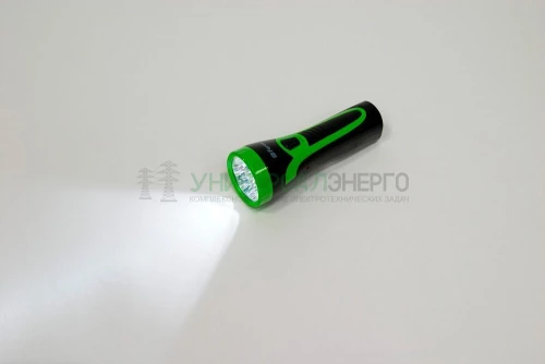 Фонарь аккумуляторный ручной  7LED 0.6W со встроенной вилкой для зарядки, зеленый, TL043 12958 фото 3