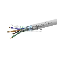 Кабель витая пара F/UTP кат.5E 4х2х24AWG solid Cu PVC Standard сер. (м) SUPRLAN 01-1031-1