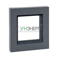 Рамка 1-м Эпика IP44 пластик графит EKF UP1-FPG-01-44 Рамка 1-м Эпика IP44 пластик графит EKF UP1-FPG-01-44