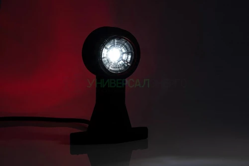 Фонарь габаритный LED на прямой  резиновой ножке с проводом  0.37м  12В- 30В FRISTOM FT-009 B LED фото 2