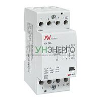 Контактор модульный КМ 25А 4NO 24В AC (2 мод.) AVERES EKF km-av-2-25-40-24V