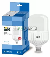 Лампа светодиодная HP 30Вт 230В 6500К E27 IEK LLE-HP-30-230-65-E27