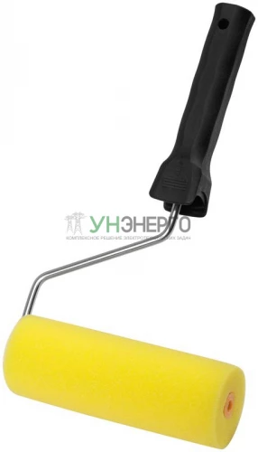 Валик поролоновый 150мм желт. FIT 02773 фото 2