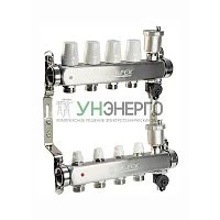 Группа коллекторная 1дюйм х 11 вых. евроконус 3/4дюйм с ручн. регулир. клапан. нерж. сталь (2) К VALFEX VF.587.0611 Группа коллекторная 1дюйм х 11 вых. евроконус 3/4дюйм с ручн. регулир. клапан. нерж. сталь (2) К VALFEX VF.587.0611