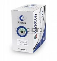 Кабель витая пара UTP (U/UTP) кат. 6 4 пары 23 AWG ОЖ LSZH нг(А)-HF UTP-4P-Cat.6-SOLID-LSZH-WH бел. (уп.305м) Cabeus 11871c Кабель витая пара UTP (U/UTP) кат. 6 4 пары 23 AWG ОЖ LSZH нг(А)-HF UTP-4P-Cat.6-SOLID-LSZH-WH бел. (уп.305м) Cabeus 11871c