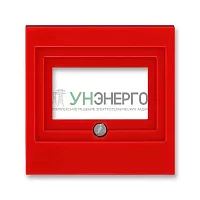 Накладка Levit для розеток USB/HDMI/VGA красн. ABB 2CHH290040A4065