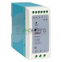 Блок питания на DIN-рейку 40Вт Uвх ~ 220В AC m Uвых - 12В DC постоянного тока EKF DR-M-40W-12
