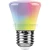 Лампа светодиодная Feron LB-372 Колокольчик матовый E27 1W RGB быстрая смена цвета 38128
