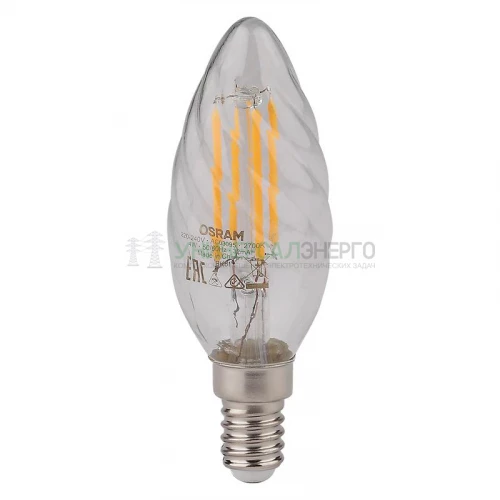 Лампа светодиодная филаментная LED STAR CLASSIC BW 40 4W/827 230V FIL FS1 E14 OSRAM 4058075055391 фото 2