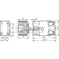 Контактор CTX-C для конд. Н.О.+Н.З 110А 230В Leg 029654